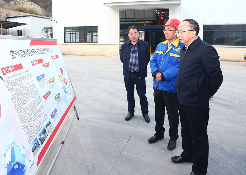 貴州省常委、省委統戰部部長趙德明一行蒞臨我廠調研